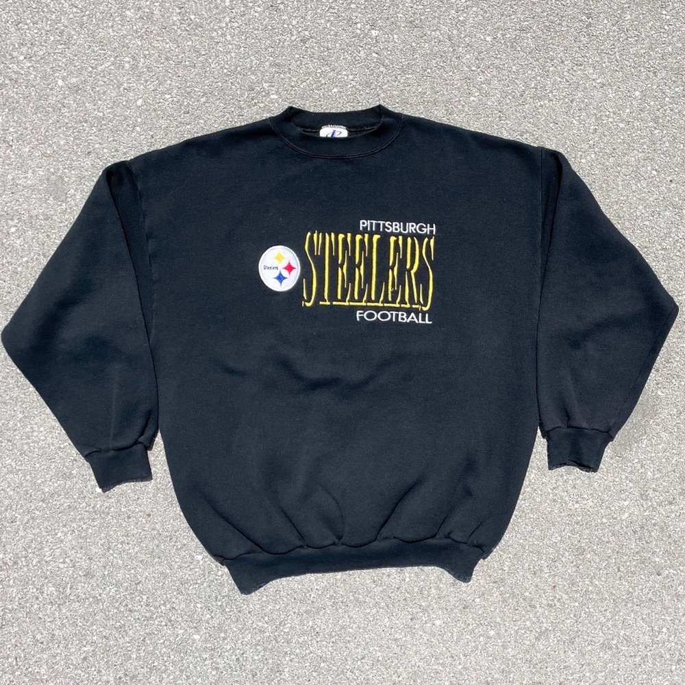Pittsburgh Steelers NFL 1990s Embroidered Logo Athletic Sweatshirt Men’s (XL)